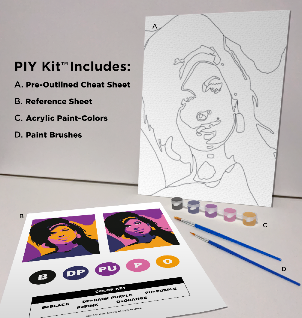 Amy Paint-It-Yourself (P.I.Y.) Kit