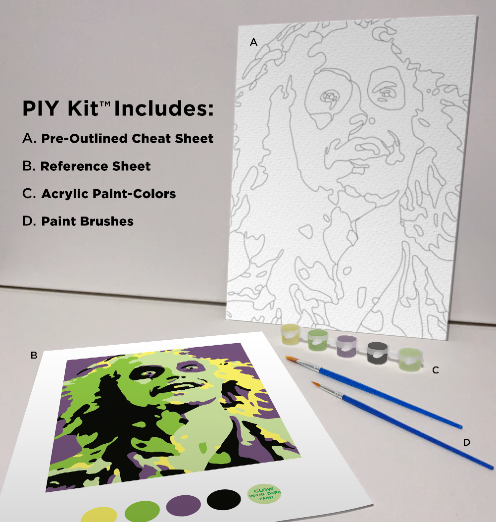 Beetlejuice Paint-It-Yourself (P.I.Y.) Kit