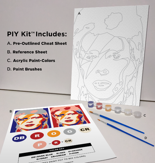 Bowie Paint-It-Yourself (P.I.Y.) Kit