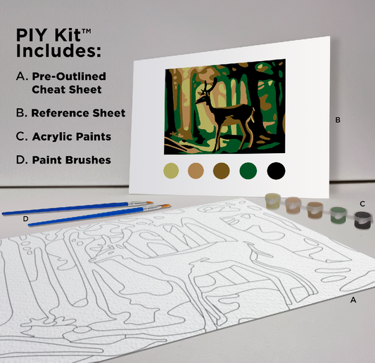 Deer Paint-It-Yourself (P.I.Y.) Kit