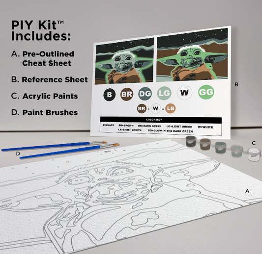 Grogu Paint-It-Yourself (P.I.Y.) Kit