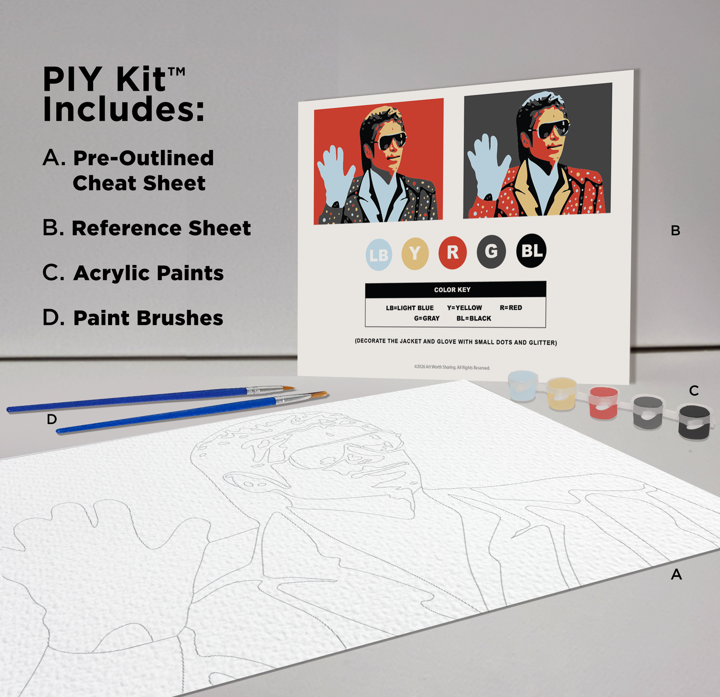 Michael Paint-It-Yourself (P.I.Y.) Kit