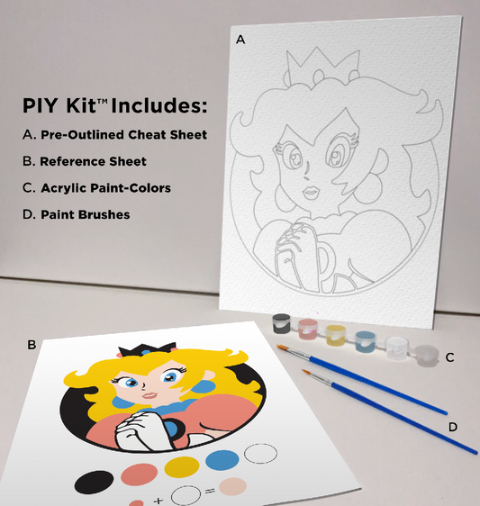 Princess Paint-It-Yourself (P.I.Y.) Kit