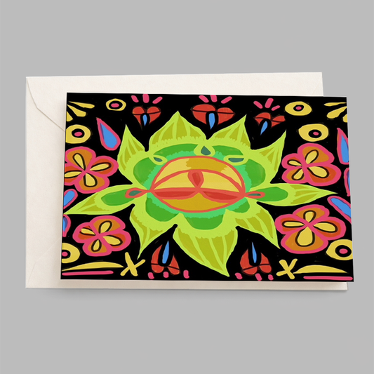 The Blooming Vision — Oracle Message Card