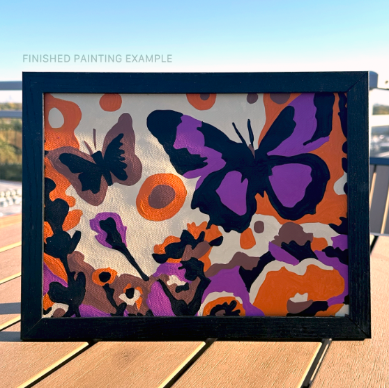 Butterfly Garden | Paint by Color Kit