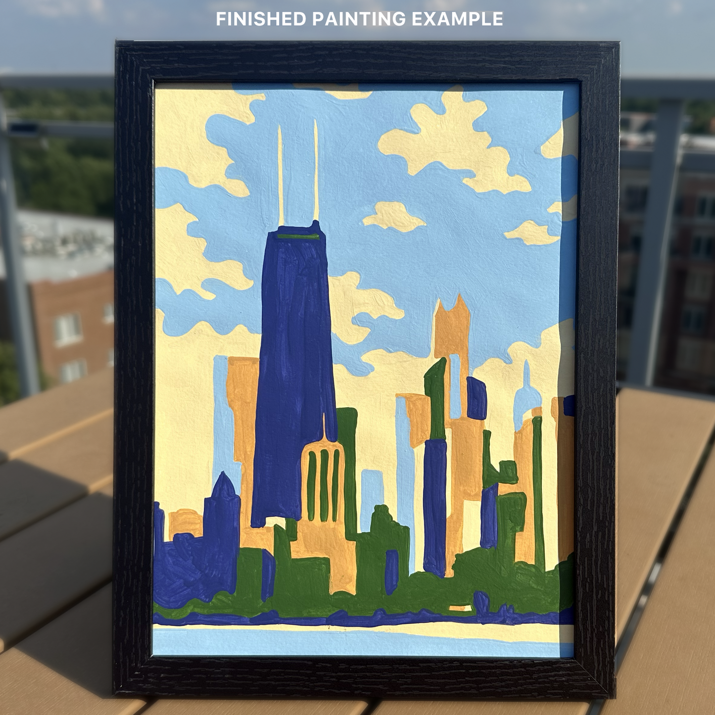 Chicago Cityscape | Paint by Color Kit