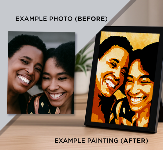 Custom Couple's Paint-It-Yourself (P.I.Y.) Kit