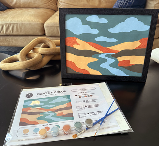 Desert Oasis | Paint by Color Kit