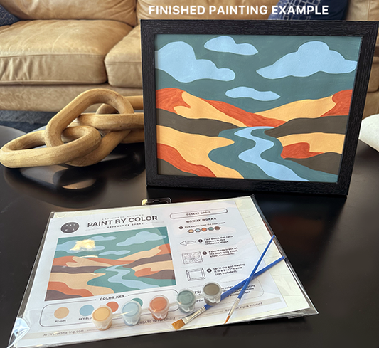 Desert Oasis | Paint by Color Kit