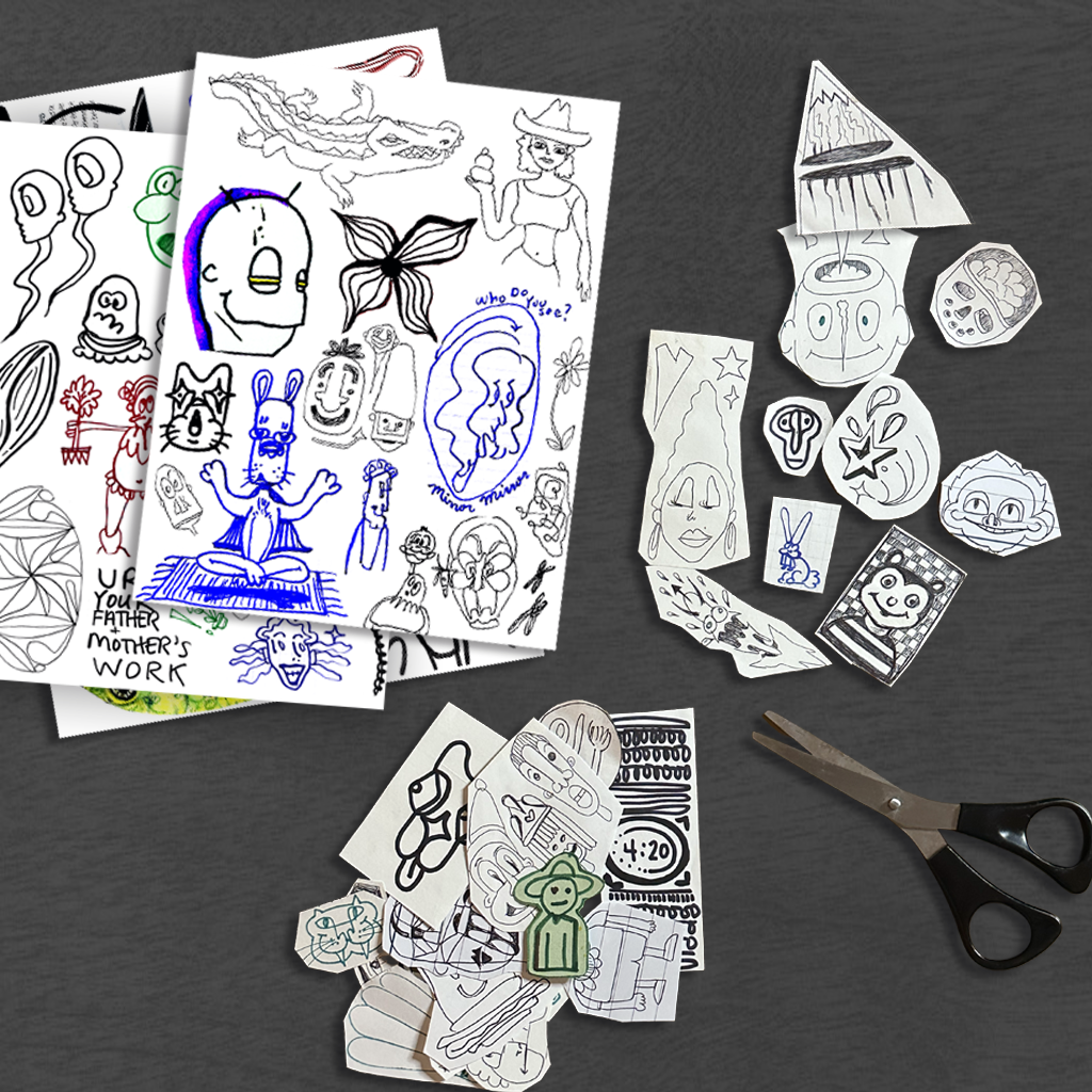 Doodle Divination Box — Sticker Pages — Volume 1