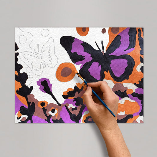 FREE Butterfly Garden Paint-It-Yourself (P.I.Y.) Kit