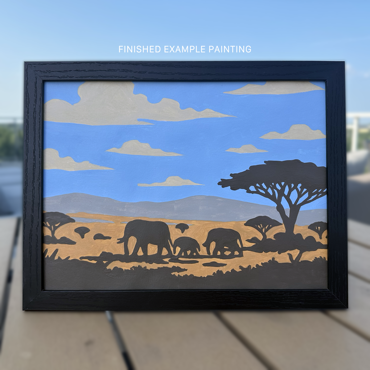 Serengeti Elephants | Paint by Color Kit