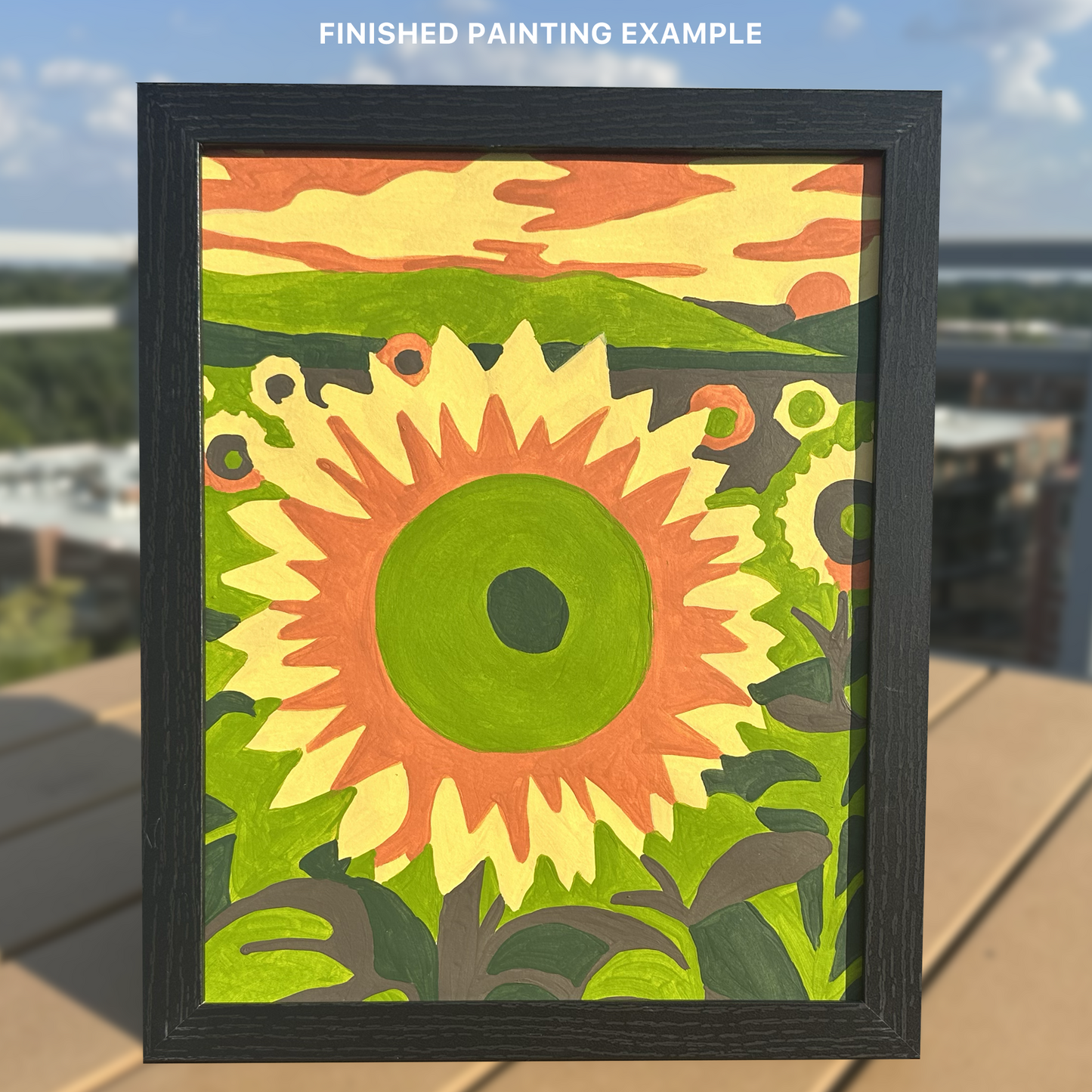Sunflower Field | Paint by Color Kit