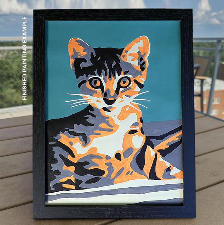 Tabby Kitty | Paint by Color Kit
