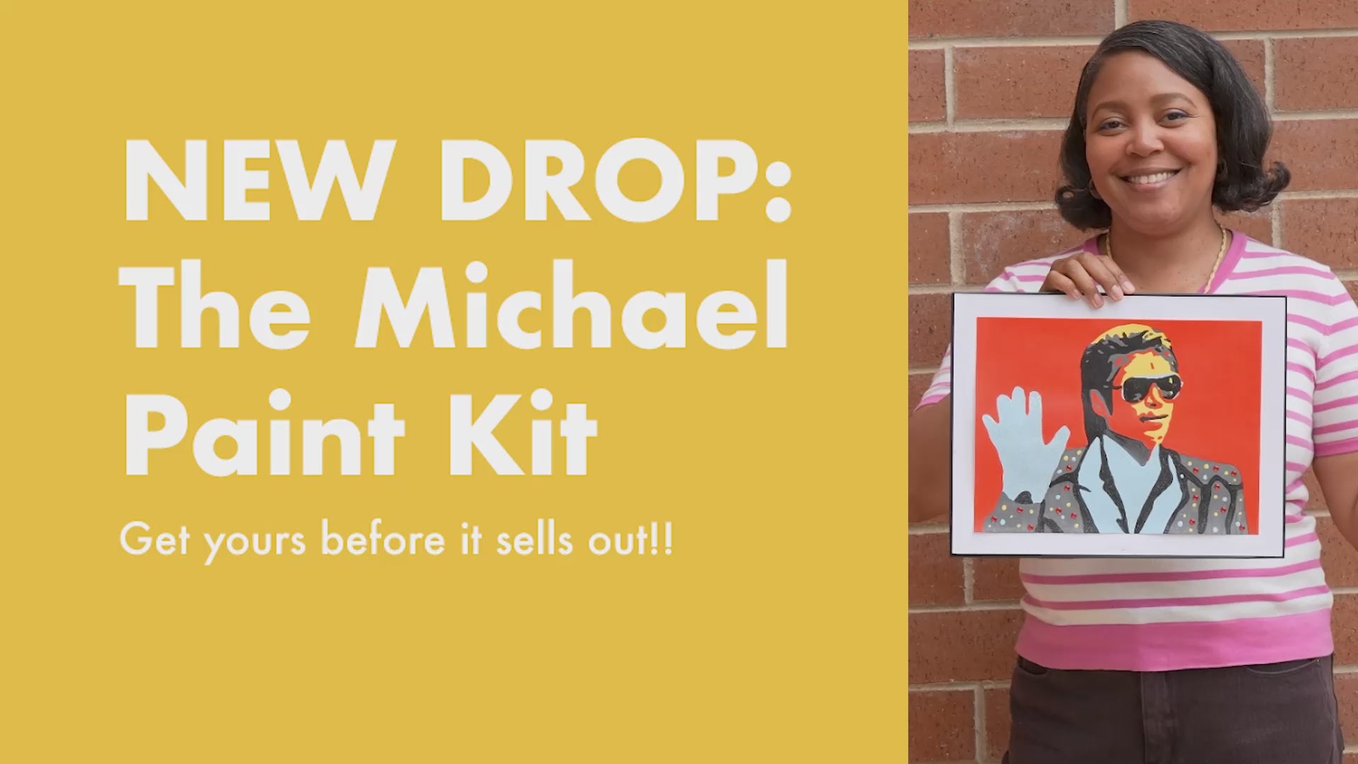 Load video: Michael-inspired paint kit time lapse